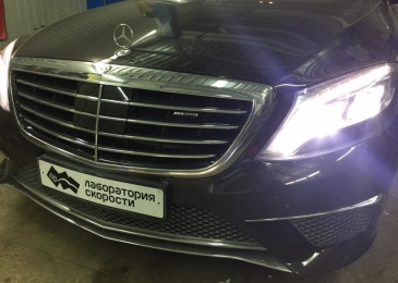 Чип тюнинг и отключение катализаторов на Mercedes-Benz W222 S65