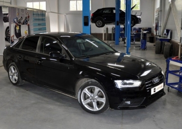 Чип тюнинг Audi A4 2.0 TFSI 225hp 2014 года выпуска