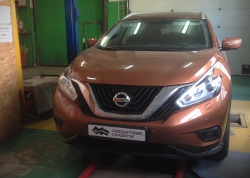 Чип тюнинг NISSAN MURANO 3.5 249hp 2016 года выпуска