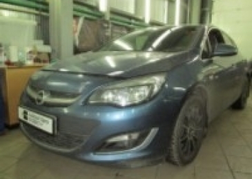 Чип-тюнинг Opel Astra J 1.6 MT 116Hp 2013 года выпуска