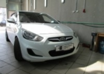 Чип-тюнинг Hyundai Solaris 1.4i 107hp 2012 года выпуска