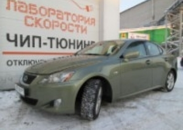 Удаление и отключение сажевого фильтра на Lexus IS220 2.2d MT 177hp 2007 года выпуска