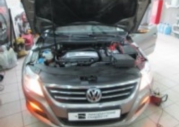 Чип-тюнинг от APR и прошивка DSG на Volkswagen Passat CC 2.0 TFSI 211hp 2011 года выпуска