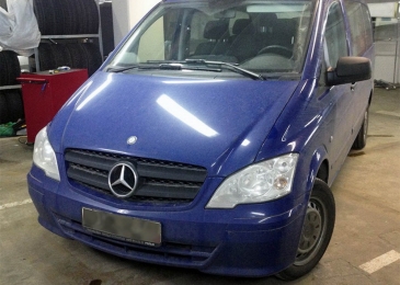 Чип-тюнинг Mercedes-Benz Vito 111  2.2CDI 116hp 2012 года выпуска