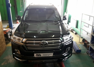 Чип тюнинг Toyota Land Cruiser 200 4.5 249hp 2016 года