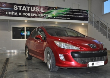 Чип тюнинг и отключение катализаторов на Peugeot 308 1.6 120hp 2008 года выпуска