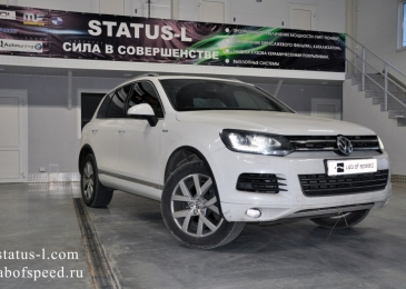 Чип тюнинг Volkswagen touareg 3.6 FSI 249hp 2014 года выпуска