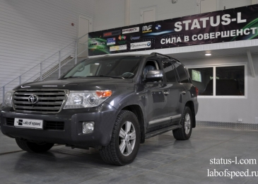 Чип тюнинг Toyota Land Cruiser 200 4.5d 235hp 2012 года выпуска